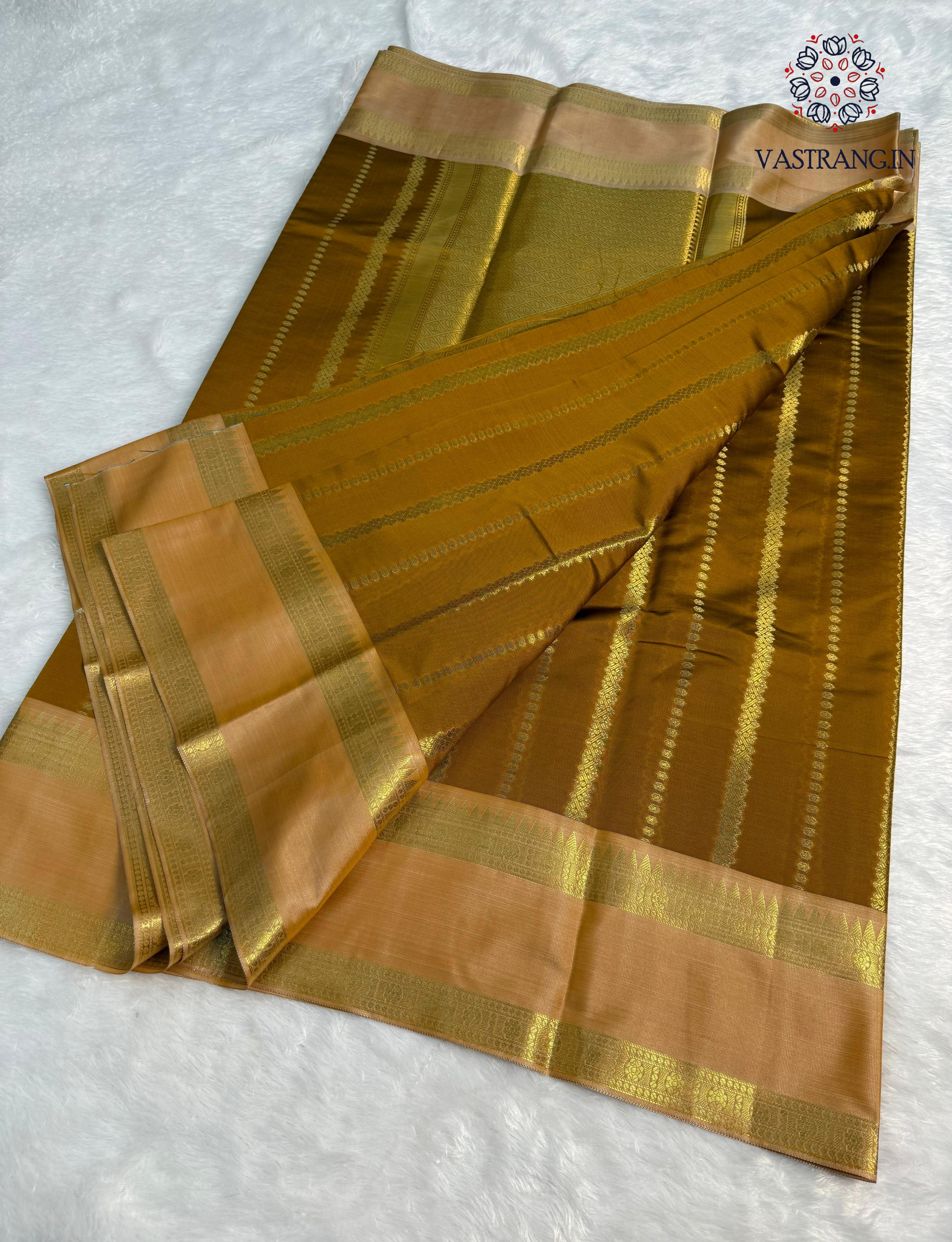 New Wedding Wear Banarasi Soft Silk Jacquard Weaving Work Fancy Designer Saree - Image 3