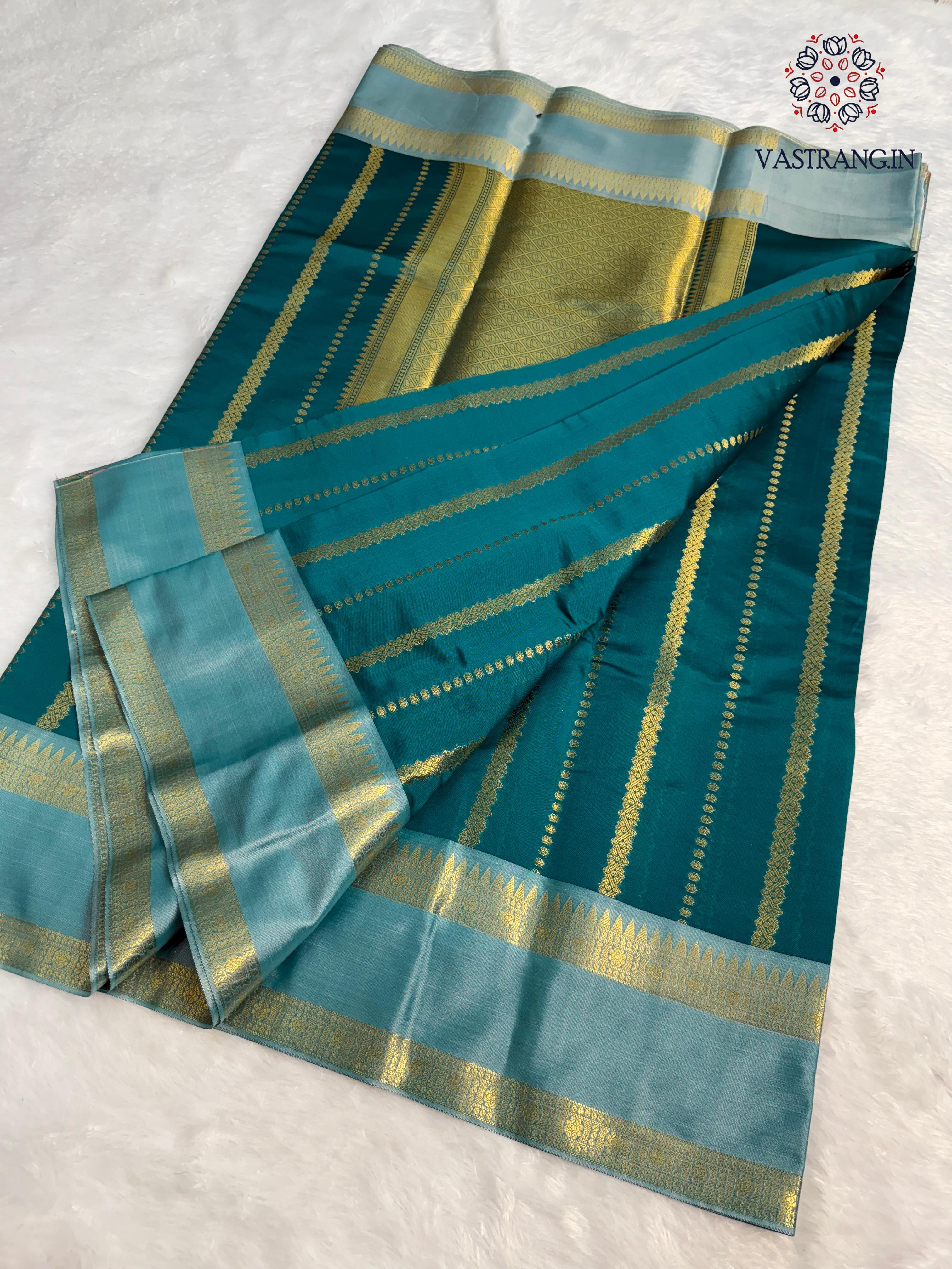 New Wedding Wear Banarasi Soft Silk Jacquard Weaving Work Fancy Designer Saree - Image 4