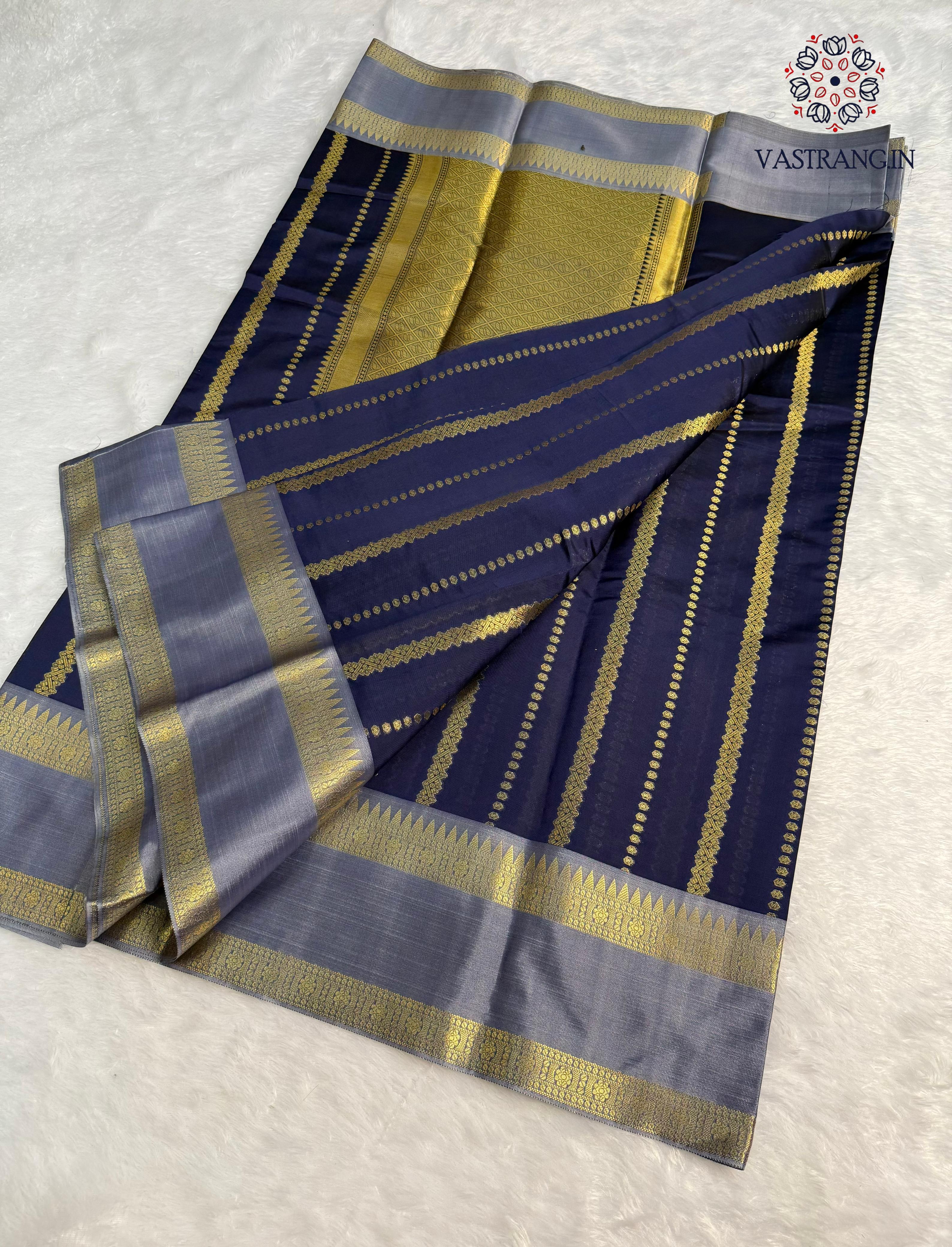 New Wedding Wear Banarasi Soft Silk Jacquard Weaving Work Fancy Designer Saree - Image 6